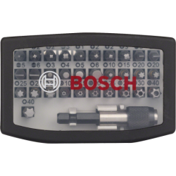 Coffret d'embouts de vissage avec porte-embout universel 32 pièces Bosch
