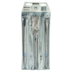 Lot de 3 burins long life SDS-plus Bosch
