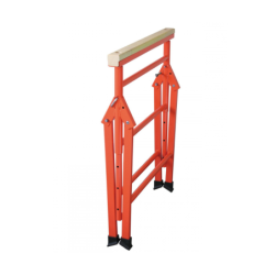 Tréteau pliant professionnel Mondelin avec poutre en bois de 80 cm