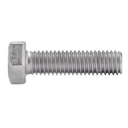 Vis à métaux tête hexagonale Inox A2 DIN 933 ISO 4017 filetage total