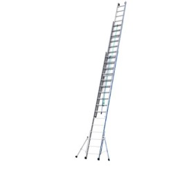 Échelle coulisse à corde 3 plans Platinium 300 Tubesca