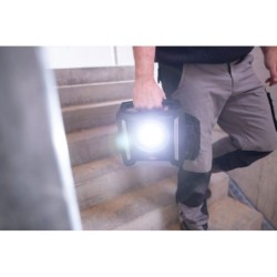 Projecteur Led de chantier Multi battery 4000MA rechargeable