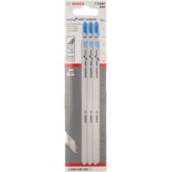 Lame de scie sauteuse pour matériaux sandwich T 718 BF jeu de 3 lames