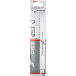 Lame de scie sabre S 3456 XF pour bois et métal jeu de 5 lames