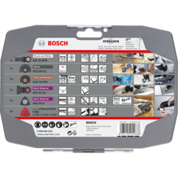 Coffret de 5 lames pour outil multifonction Starlock Bosch spécial rénovation