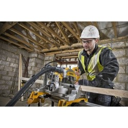 Scie à onglets radiale DWS777-QS Dewalt 1800W diamètre 216mm avec sytème XPS