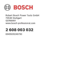 Coffret 5 douilles Pro Impact Bosch courtes de 39 mm avec adaptateurs