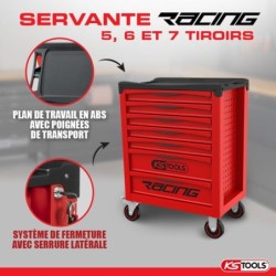 Servante d'atelier sur roulettes Racing Kstools