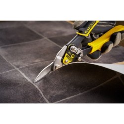 Cisaille aviation universelle Fatmax Stanley épaisseur de coupe 0.7 à 1.2 mm longueur 250 mm