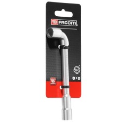Clé à pipe débouchée Facom Forgée 6x12 pans métriques pour serrage puissant