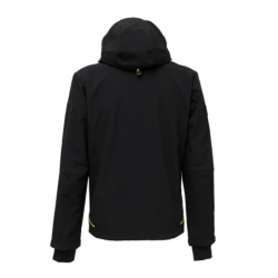 Veste Softshell de travail SPACE doublée micro-polaire Noir et Jaune