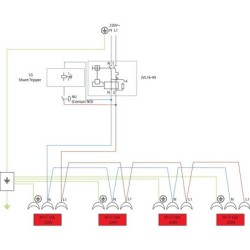 Coffret de chantier Brennenstuhl mono 4 prises 2P+T 16A/250V avec arrêt d'urgence