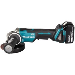 Meuleuse diamètre 125 mm LXT 18V Makita DGA508RTJ avec 2 batteries 5Ah et chargeur