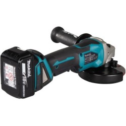 Meuleuse diamètre 125 mm LXT 18V Makita DGA508RTJ avec 2 batteries 5Ah et chargeur