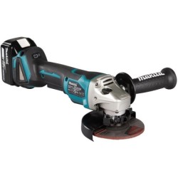 Meuleuse diamètre 125 mm LXT 18V Makita DGA508RTJ avec 2 batteries 5Ah et chargeur