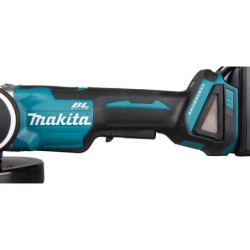 Meuleuse diamètre 125 mm LXT 18V Makita DGA508RTJ avec 2 batteries 5Ah et chargeur
