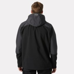 Veste softshell à capuche Oxford Noir/Fluo Helly Hansen