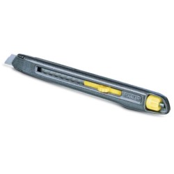 Cutter Interlock Stanley avec corps métallique 9 mm