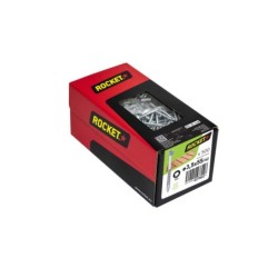 Vis bois Rocket parquet Torx tête fraisée acier Zingué filetage partiel