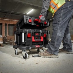 Trolley plat sur roulette Packout Milwaukee