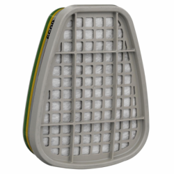 Filtre gaz 6059 ABEK1 Filtre pour vapeurs, pour epoxy série 6000 et 7000 - lot de 2