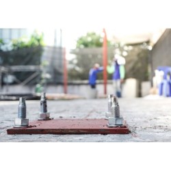 Tige filetée pour scellement chimique EQ-AC avec rondelle et écrou zingué