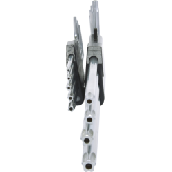 Jeu de 9 clés mâles KS Tools 5 pans étoiles percées extra longues