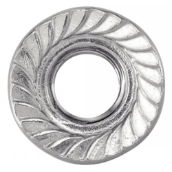 Ecrou à embase crantée Inox A4
