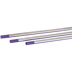 Électrode tungstène E3 (Terres Rares) Ø 3,2 mm - Bout Lilas/Violet - lot de 10
