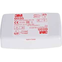Filtre antipoussière 3M P3R 6035 série 6000 protégé par un boîtier rigide ( boîte de 2 )