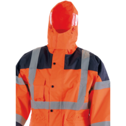 Ensemble de pluie Hi Vi jaune fluo et marine