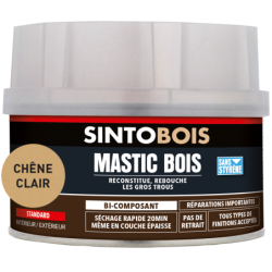 Mastic à bois SintoBois à séchage rapide pour réparations courantes