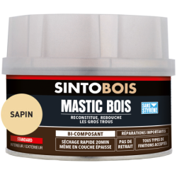 Mastic à bois SintoBois à séchage rapide pour réparations courantes