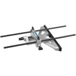 Guide droit avec micro ajustement pour défonceuses Ø tige 40 x 450mm