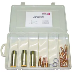 Ensemble Pièce d'usure pour torche MIG MB25 en coffret - Fil Ø 1 mm