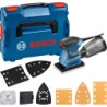 Ponceuse vibrante filaire Bosch GSS 160 Multi 180 W avec plateaux de ponçage et feuilles