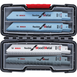 Set de lames de scie sabre Bosch bois et métal 20 pièces