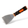 Riflard de maçon pour gratter les enduits - Edma - Lame inox 8 cm - Manche creux perchable