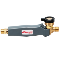 Manche chalumeau avec robinet coup de pouce 602 Express - Raccord tournant - Filetage M18x1 mâle