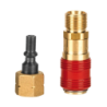 Raccord rapide entrée 3/8G avec écrou 3/8G tétine rapide