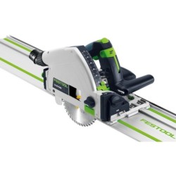 Scie plongeante Festool TS 55 FEBQ-Plus-FS coupe à 55mm avec rail de guidage lame et systainer