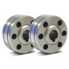 Lot de 2 galets type B - fil plein acier Ø 0.8/1.0 pour Promig