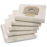 Sac filtrant papier pour aspirateur Kärcher NT 65/2-70/2-70/3-75/2 et 80/2 par 5 pièces