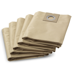 Sachets en papier en lot de 5 pour aspirateur Kärcher NT 27/1 classe de poussières M