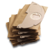 Sac filtre papier pour aspirateur Kärcher A 20xx et WD 2 sachet de 5
