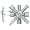 Clé universelle Knipex TwinKey pour armoires et systèmes de fermeture standard