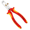 Pince à dénuder isolée chromé 1000 V VDE longueur 160 mm