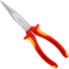 Pince à becs demi-ronds avec tranchant isolé 1000 V