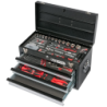 Coffre à outils ultimate KS TOOLS métallique équipé de 114 pièces 3 tiroirs