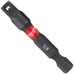 Milwaukee Adaptateur 6 Pans Hex 1/4 Carré 1/4